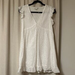 White HYFYVE Eyelet Dress